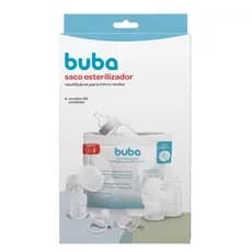 6 Sacos Esterilizador Mamadeira Chupeta Microondas Buba