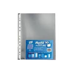 Refil Plástico A4 Furação Universal 10 Folhas 013a YES