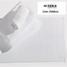 Kit 10 Pisos tapete toalha banheiro grosso 540 gr profiline Teka