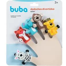 Dedoches Fantoche De Dedo Divertido Brincar Bebê safari Buba