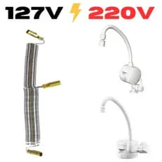 Resistência Torneira Elétrica Lorenzetti 127v 4800w 220v 5500w Easy Parede Bancada
