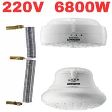 Resistência Bella Ducha 4T Ultra Fashion Lorenzetti 220v 6800w
