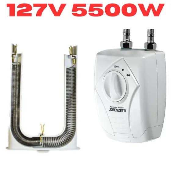Resistência para Aquecedor Lorenzetti Versátil 127v 5500w