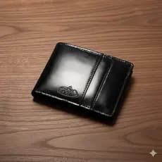 Carteira Masculina em Couro Legítimo Preta | Compacta, Elegante e Durável