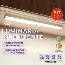 Lâmpadas inteligentes Ultra-LED inteligentes com Sensor esportivo sem fio e bastão fino USB recarregável 10/20/30/50cm