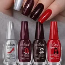 COLORAMA Kit 4 Esmaltes LANÇAMENTO Nova Coleção Diabo Veste Prad Alta Cobertura Longa Duralção Manicure Pedicure