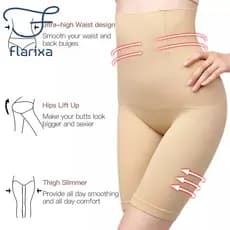 Flarixa XS-6XL Body Modeladora Calcinha Feminina Sem Costura Plus Size Calcinha Cinta Aperta Barriga