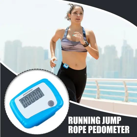 Pedômetro Digital Preciso Contador De Passos Para Caminhar , Correr Com Clipe Rastreador De Fitness Homens , Mulheres