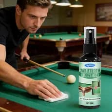 Limpador De Mesa Para Feltro 50ml Removedor De Manchas Com Toalha Spray De Limpeza De Pano De Bilhar Recreação Esportiva