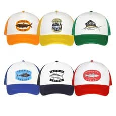 Boné de beisebol estampado de pesca rede respirável cúpula boné Hip Hop boné esportivo