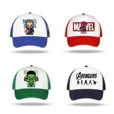 Boné de beisebol estampado Marvel Cartoon Net respirável Dome Cap Hip-Hop Sports Cap