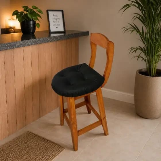 Banqueta Rústica Bristol para Bancada Cozinha Gourmet