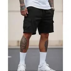 KIT 2 Bermuda Cargo Masculina Sarja Estilosa Tendência - ENVIO IMEDIATO