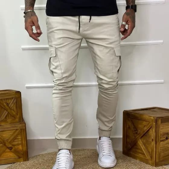 CALÇA CARGO JOGGER MASCULINA STYLE - ENVIO IMEDIATO