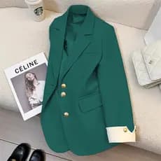 Blazer feminino 2025 novo estilo versão coreana Design Blazer