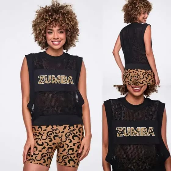 Zumba série estilo africano novo estilo Fitness Wear sem mangas malha colete camiseta 830