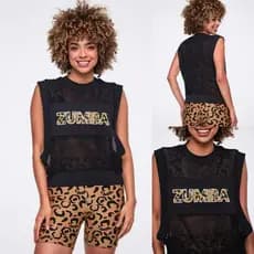 Zumba série estilo africano novo estilo Fitness Wear sem mangas malha colete camiseta 830