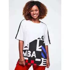 ZUMBA Fitness Homens Mulheres Camiseta 2026 Novo Estilo Roupas de Fitness Top