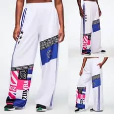 Zumba série novo estilo dança Fitness Wear masculino feminino solto calças esportivas de secagem rápida 551
