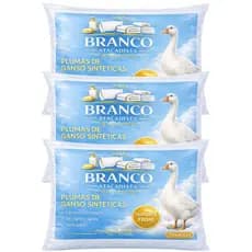 Travesseiros Penas e Plumas de  Ganso Macio Branco Para Cama Confortável