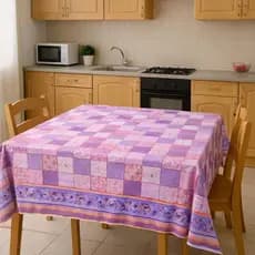 Toalha de Mesa de Plástico Impermeável Para Mesa Com 4,6,8 e 10 Cadeiras Várias Estampas