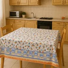 Toalha de Mesa Plástica Térmica Estampado Para Mesas Com 4,6,8 e 10 Cadeiras Impermeável
