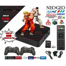 Video Game retro com 12Mil Jogos + 2 Controles Playstation