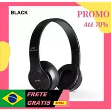 Fone de ouvido sem fio.