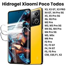 Película De Hidrogel Fosca Para Xiaomi POCO F6, X6, X5 Pro, X3, NFC, X4, GT, M5, M4, M6 Pro, F4, F3, C65