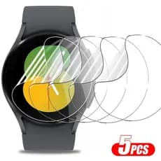 1,3,5 Películas De Hidrogel p/ Samsung Galaxy Watch 8 ,7 6, 5, Pro, 4, 6 Fit 3, Classic, 40, 44, 42mm, 43mm, 46mm, 47mm