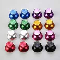 2 Pçs Metal Analógico Apertos Vara Polegares Para PS5 Controlador Liga De Alumínio Joysticks Metálicos