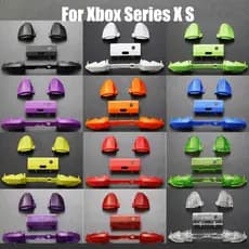 1 Conjunto Para Xbox Série X S XSX XSS Controlador De Punho De Jogo RB LB Pára-Choques RT LT Botão De Gatilho Peças De Reparo Do Suporte Da Barra Média