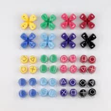NSLikey ABXY Botões De Geléia Para Sony PS5 DualSense Controller Dpad Substituição De Cristal