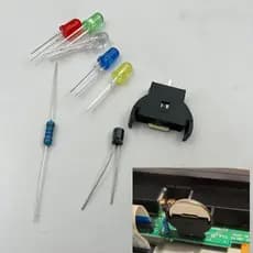 Substituição De Alta Qualidade Para Suporte De Bateria Sega Dreamcast E Kit De Mod Led De Energia