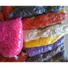 Anilhas Coloridas de borracha para codornas chinesas, rolinha diamante (250 Un)
