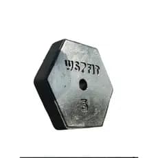 Par de Anilhas de 5kg de concreto- (2 unidades) Peso de academia 10kg bruto - treino em casa