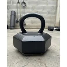 Kettlebell de 4kg até 12kg - De concreto - Peso artesanal - Proteção no fundo - Treino em casa