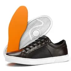 Tênis Sapatênis Masculino Sola Costurada + Palmilha Gel Conforto