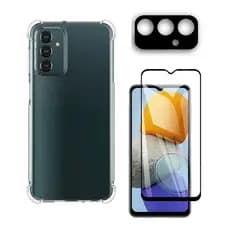 Capinha Para Galaxy M23 5g + Película De 3d Vidro + Pelicula Câmera