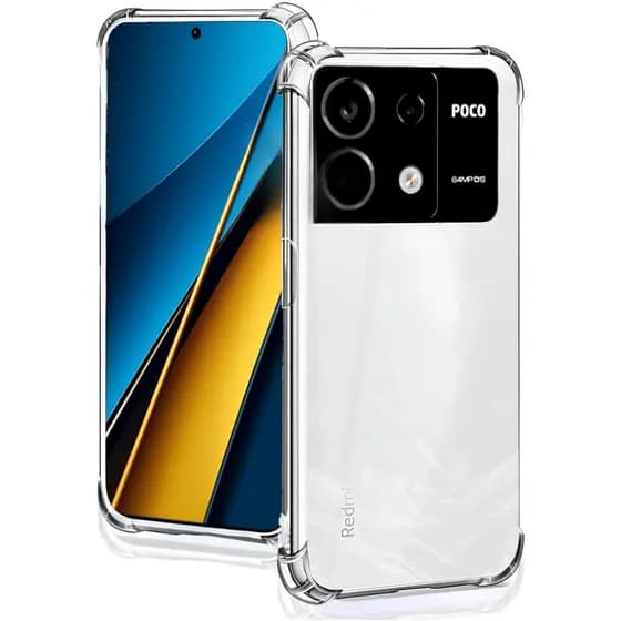 Capa Capinha Anti Impacto Transparente Para Poco X6 Tela De 6.67 Polegadas