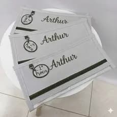 Saquinhos maternidade organizadores personalizados OFF white
