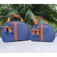 kit bolsa maternidade luxo 2 peças personalizadas