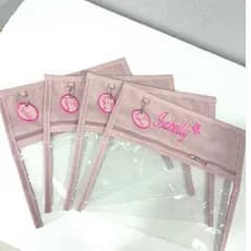 Saquinhos maternidade organizadores personalizados rosa bebe
