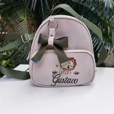 Mochila Maternidade Multifuncional Mini P mochila Personalizada Nome Bordado