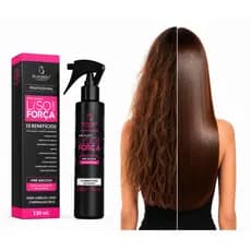 Protetor termico cabelo 10 em 1 Liso com Força Pré Escova Efeito de Salão 130ml