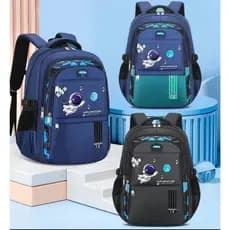 Mochila Para Crianças Escolar Astronauta Alunos Do Ensino Fundamental Proteção Da Coluna ortopédica