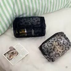 Necessaire Hello Kitty Nova com Rede - Necessaire Anti-Mancha de Grande Capacidade e Qualidade
