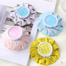 Bolsa Térmica de Pano Estampada - Compressa Quente e Fria, Dobrável e Reutilizável
