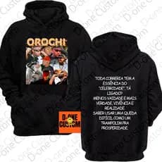 Moletom Estampado Masculino E Feminino Orochi Menos Vaidade E Mais Verdade Musica Rap HipHop Rapper