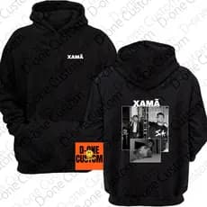 Moletom Blusa de Frio Xama Frente Costa Nome Fotos Rima Hip-Hop Urbano Tamanho Variado Fã